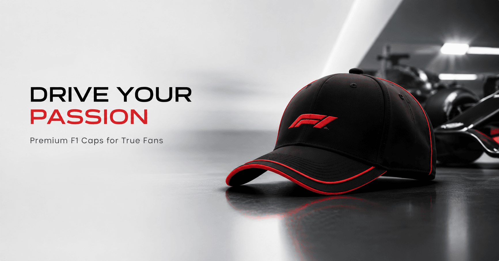 Explore premium motorsport caps for every team