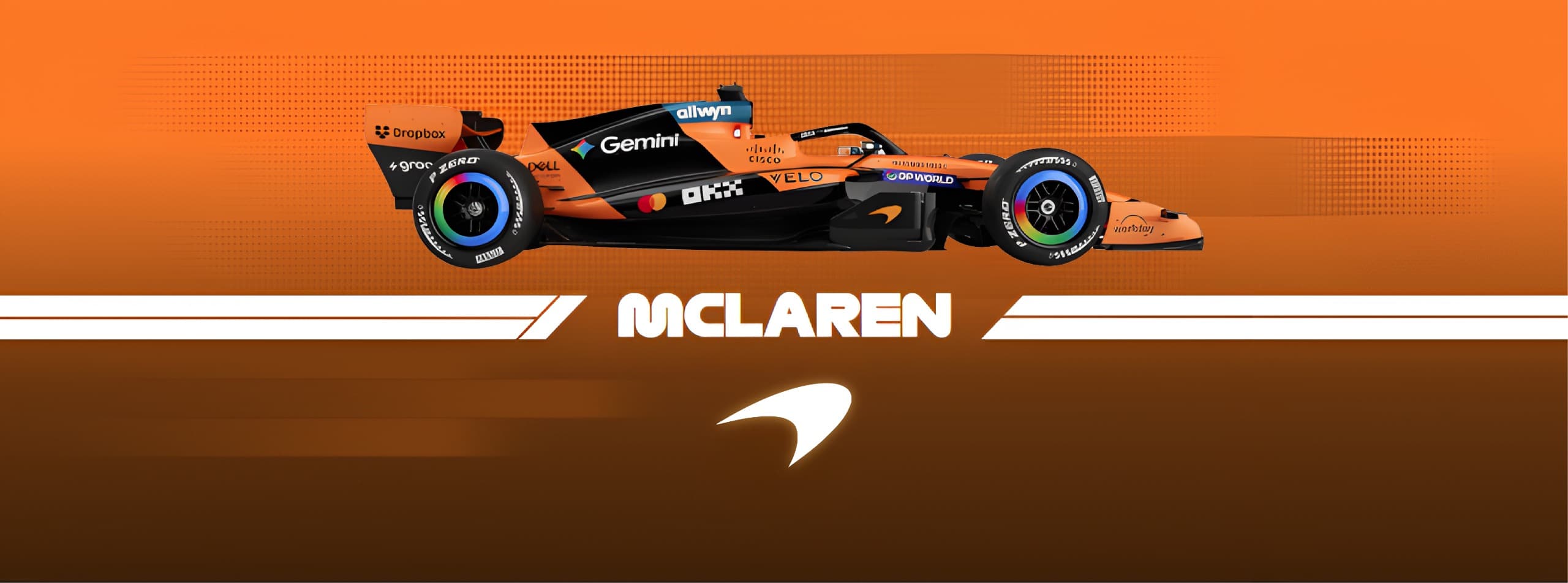 McLaren banner