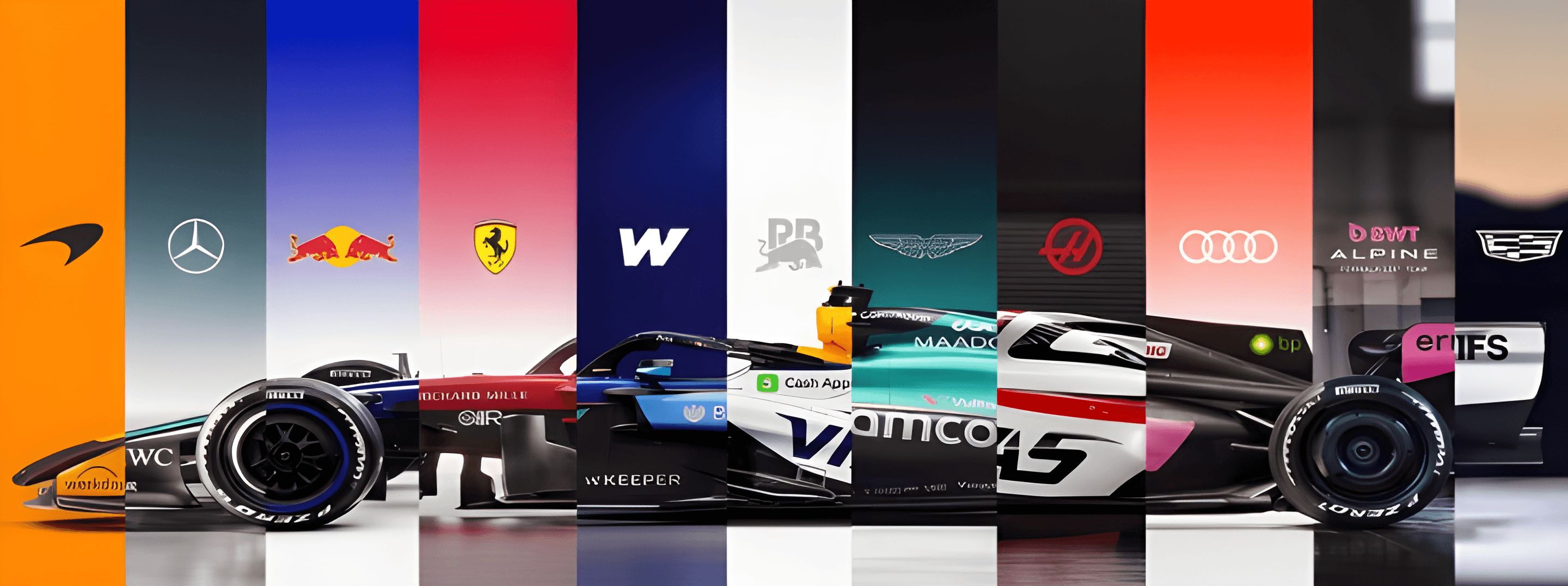 Every Formula 1 team, side by side
